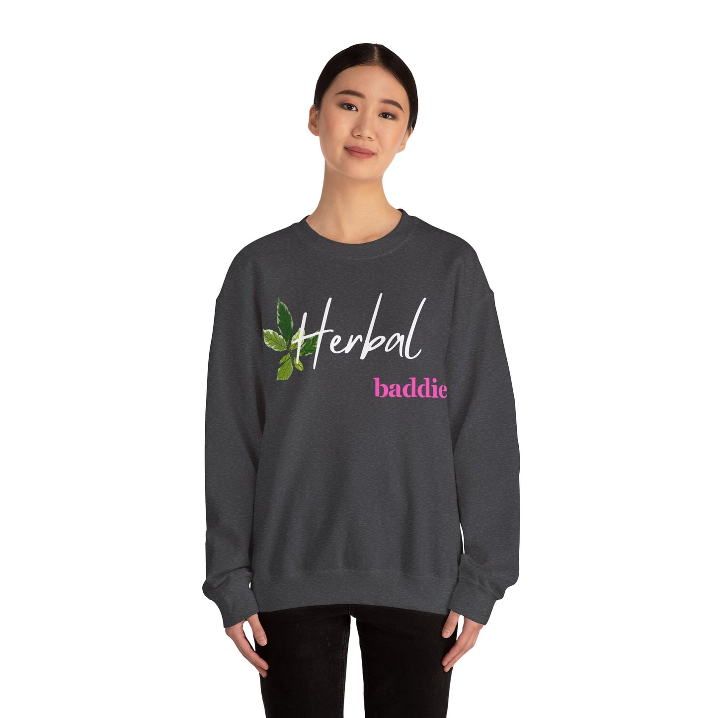 Her Secret Garden | Herbal Baddie Crewneck Sweatshirt