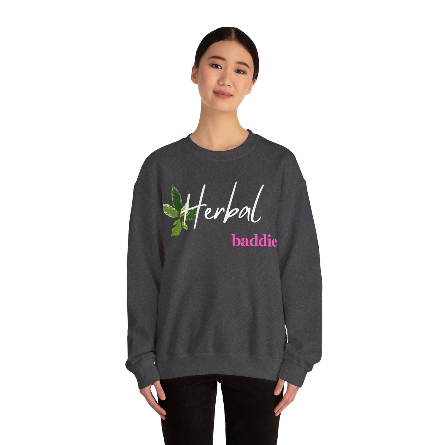 Her Secret Garden | Herbal Baddie Crewneck Sweatshirt