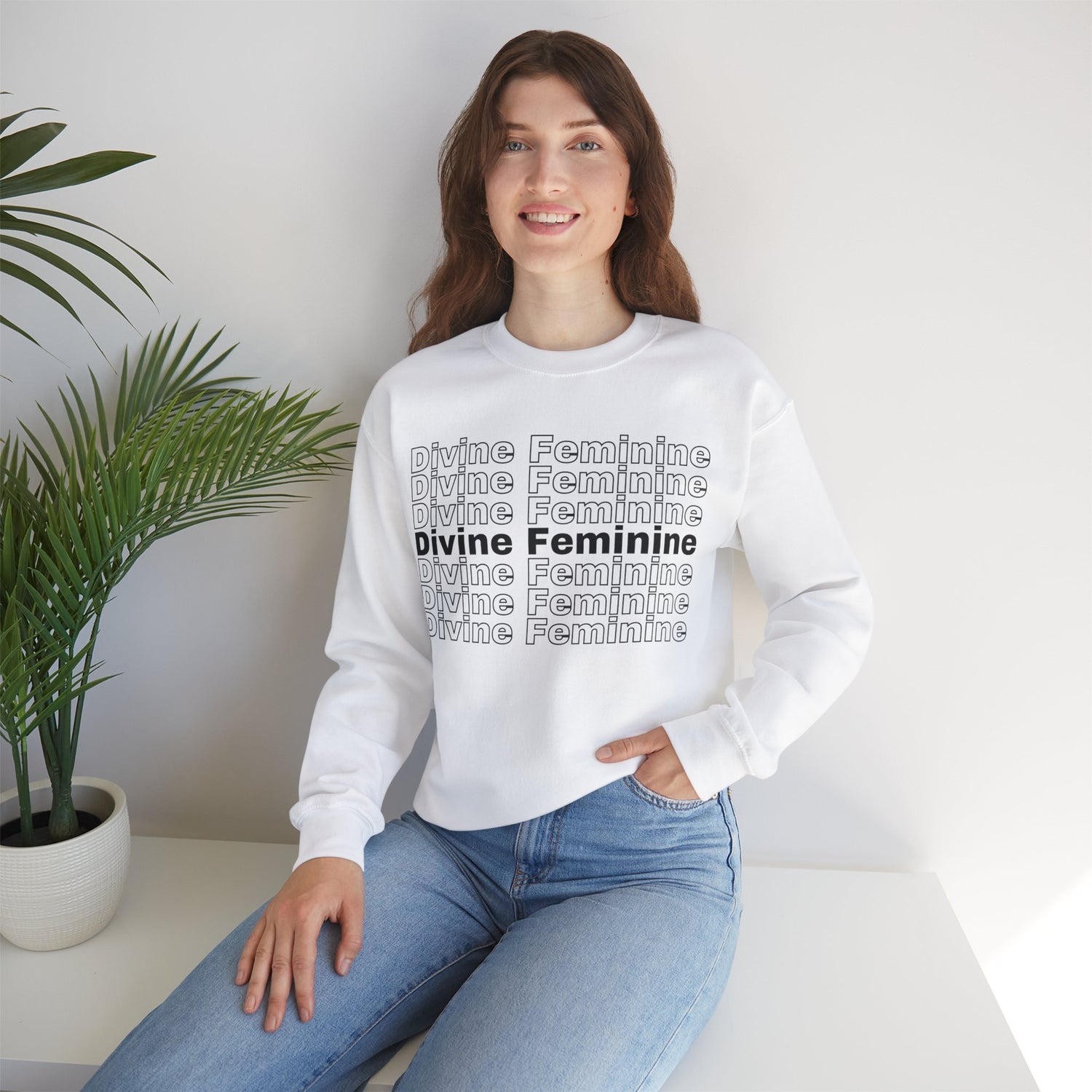 Her Secret Garden | Devine Feminine Crewneck Sweatshirt