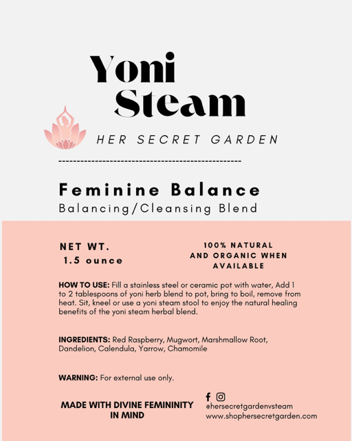 Her Secret Garden | Yoni Steam Herbs - Feminine Balance